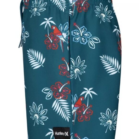 NWT Boys Hurley Punta Rocas Boardshorts XL 20 MSRP $38 Armoured Navy - Picture 2 of 11